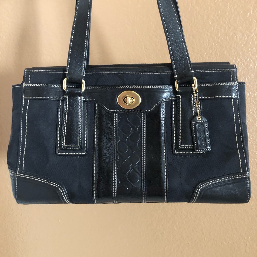 Authentic Coach Black Handbag for Women